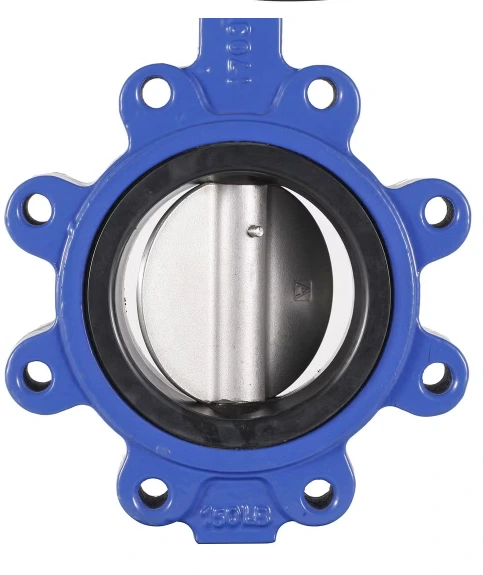 black butterfly valve wafer type cast iron