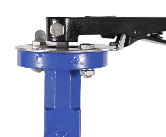 gear operated butterfly valve with actuator